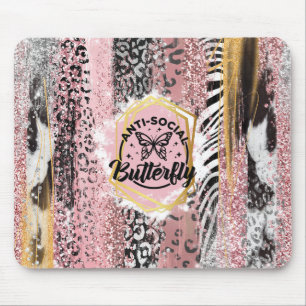 Tapis De Souris Le papillon anti-social Mousepad