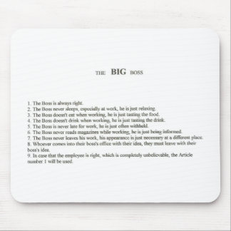 Tapis De Souris Le patron