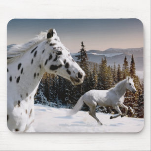 Tapis De Souris Le pays des merveilles d'hiver