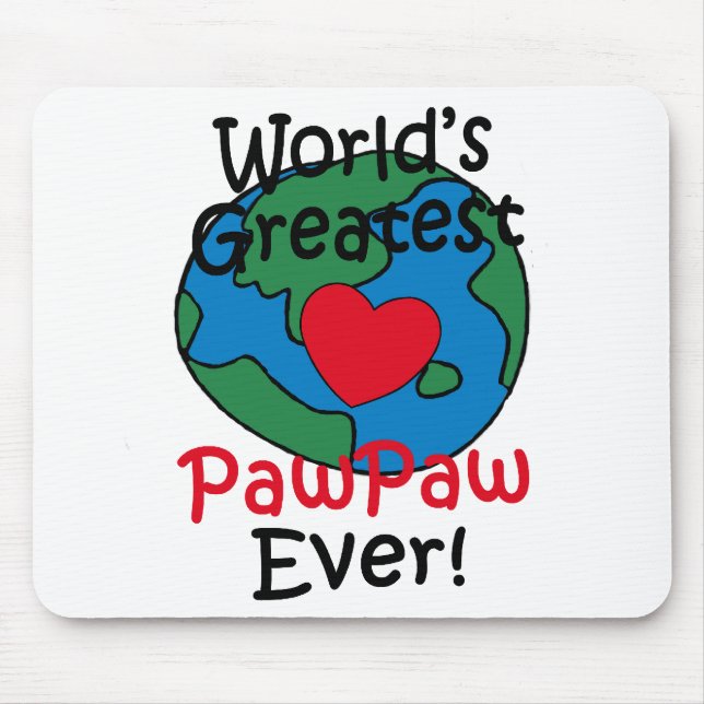 Tapis De Souris Le plus grand coeur de la papaye du monde (Devant)