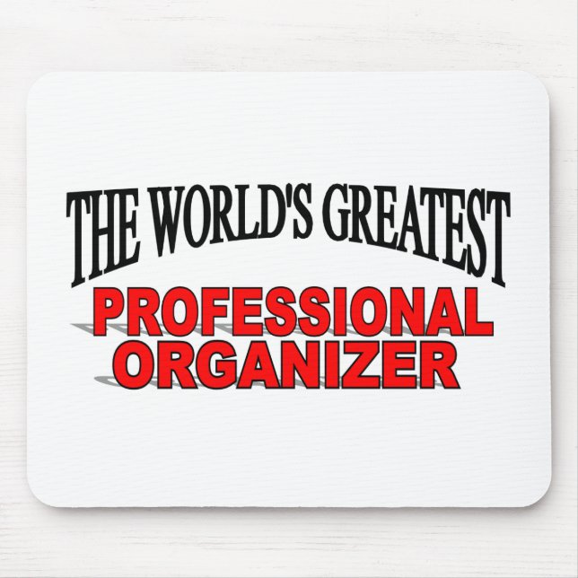 Tapis De Souris Le plus grand organisateur professionnel du monde (Devant)