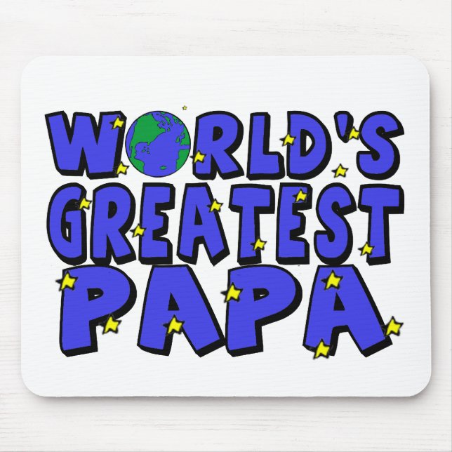 Tapis De Souris Le plus grand papa du monde (Devant)