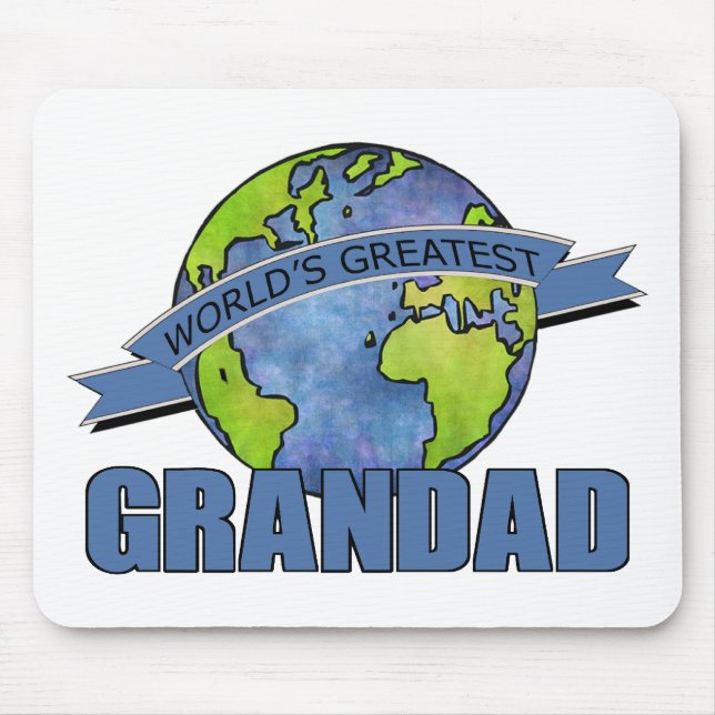 Tapis De Souris Le plus grand papy du monde (Devant)