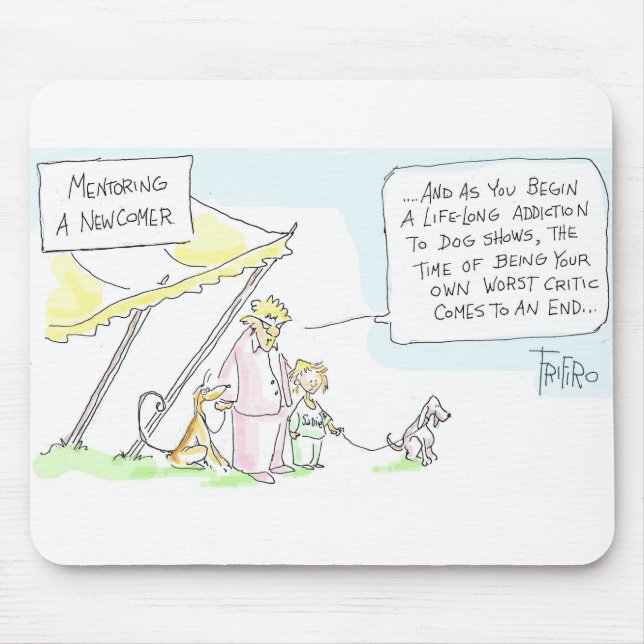 Tapis De Souris Le plus mauvais critique Mousepad (Devant)