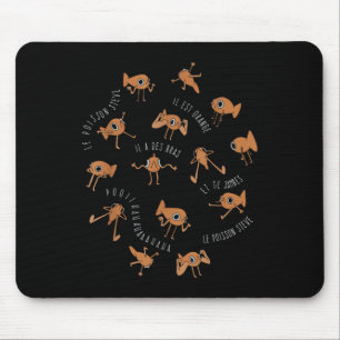 Tapis De Souris Le Poisson Steve Funny Fish Meme _1