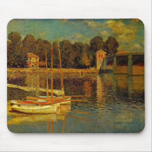 Tapis De Souris Le Pont à Argenteuil par Claude Monet