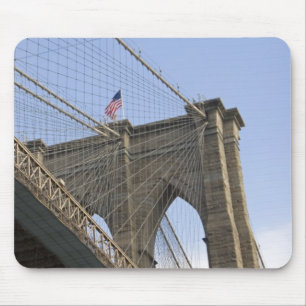 Tapis De Souris Le pont Brooklyn à New York, New York