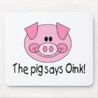 Le porc indique krouik-krouik