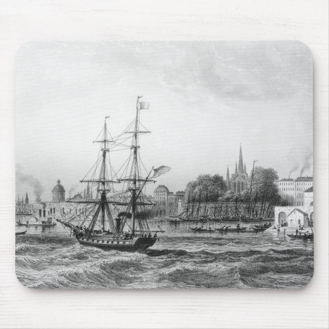 Tapis De Souris Le port de la Nouvelle-Orléans (Devant)
