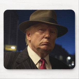 Tapis De Souris Le président américain Donald Trump parrain