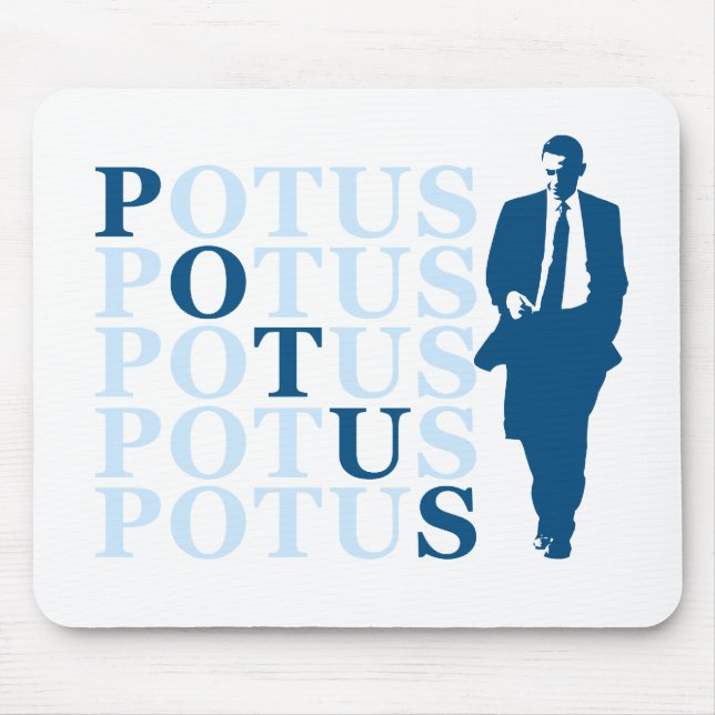 Tapis De Souris Le Président Obama (Devant)