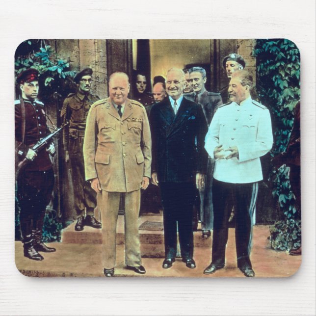 Tapis De Souris Le Président Truman et Joseph Staline (Devant)