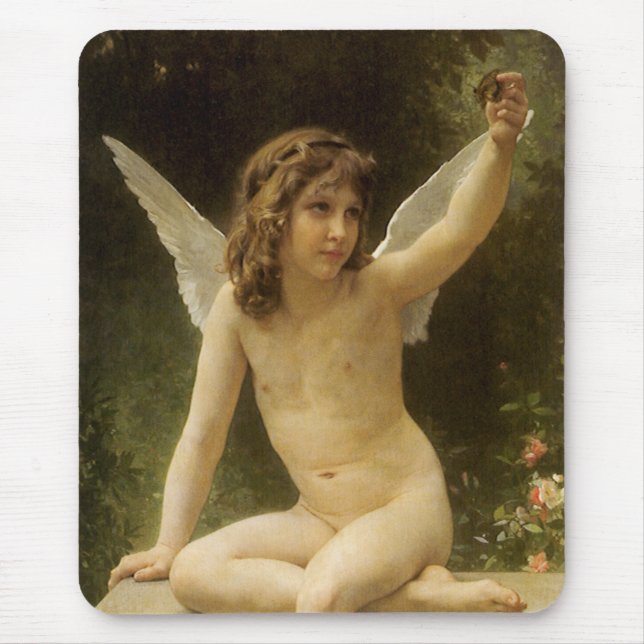 Tapis De Souris Le Prisonnier (Le Captif) par Bouguereau (Devant)