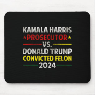 Tapis De Souris Le Procureur Harris Contre Donald Trump Condamné F