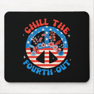 Tapis De Souris Le quatrième extérieur 4 juillet patriotique indép