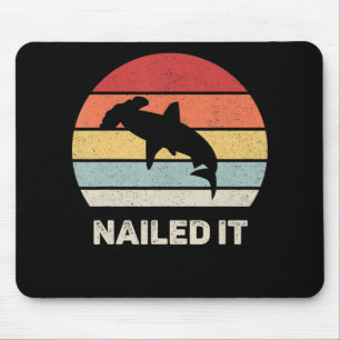Tapis De Souris Le requin-marteau cloué Shark Funny