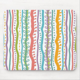 Tapis De Souris Le résumé barre le motif vertical