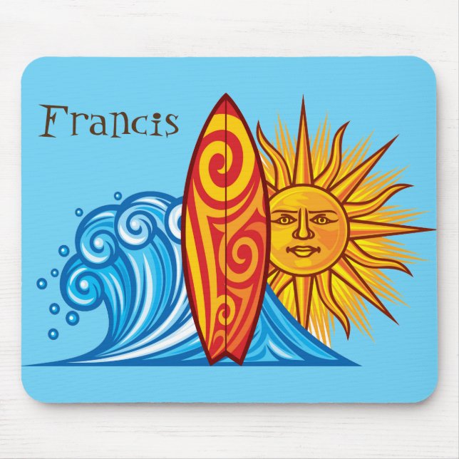 Tapis De Souris Le rêve des surfeurs (Devant)
