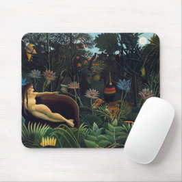 Tapis De Souris Le rêve d'Henri Rousseau (1910)