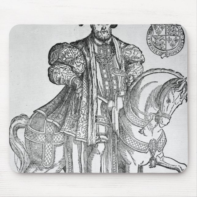 Tapis De Souris Le Roi Henry VIII à cheval (Devant)