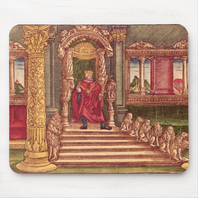 Tapis De Souris Le Roi Solomon sur son trône, ?ère édition (Devant)