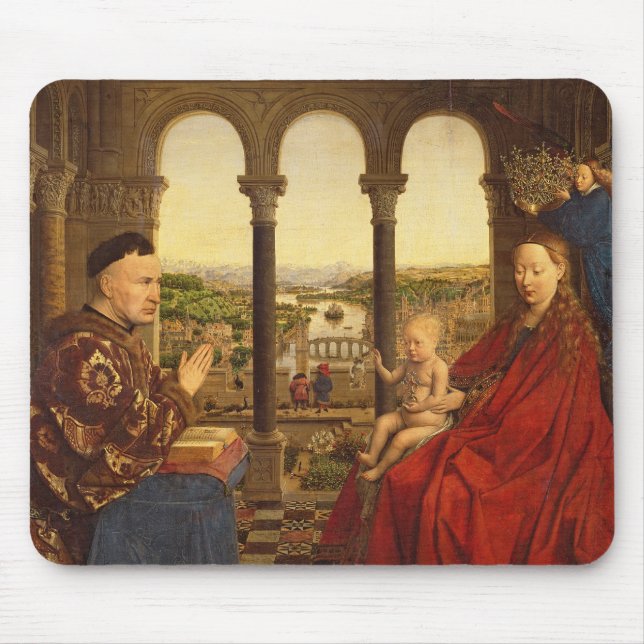 Tapis De Souris Le Rolin Madonna, c.1435 (Devant)