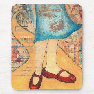 Tapis De Souris Le rouge chausse Mousepad