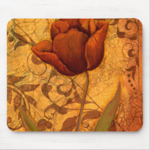 Tapis De Souris Le rouge fleurit II