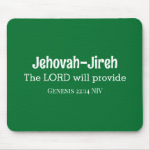 Le Seigneur Fournira La Bible Verse Vert Foncé