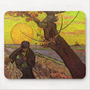 Tapis De Souris Le Semeur par Vincent van Gogh