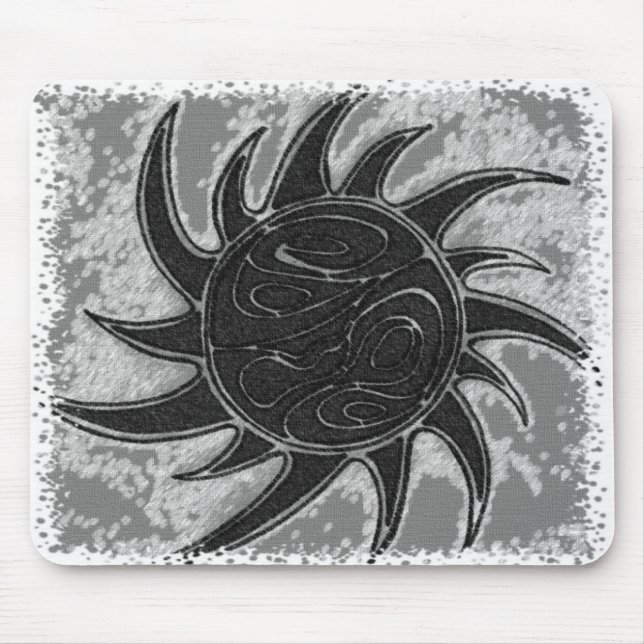Tapis De Souris le soleil tordu Mousepad (Devant)