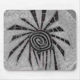 Tapis De Souris le soleil tribal