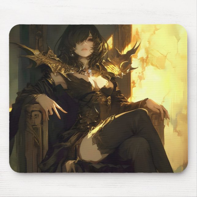Tapis De Souris Le style Anime de la dame mal (Devant)