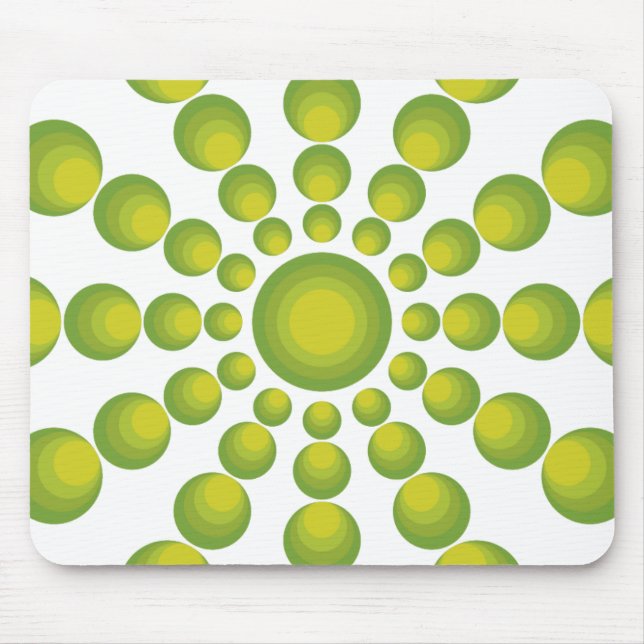 Tapis De Souris Le style années 70 vert (Devant)