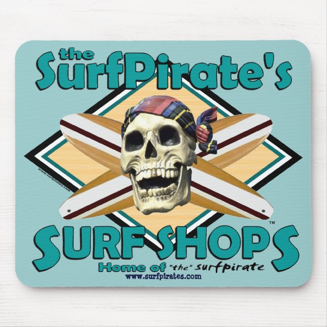 Tapis De Souris "" le surfpirate Mousepad (Devant)