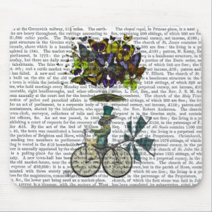 Tapis De Souris Le temps pilote le lapin