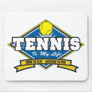 Tapis De Souris Le tennis est ma vie