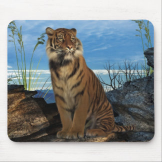 Tapis De Souris Le tigre de Bengale puissant