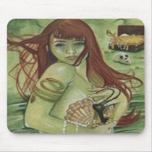 Tapis De Souris Le trésor Mousepad de la sirène