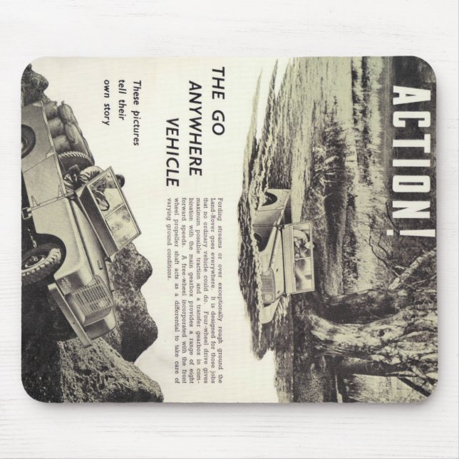 Tapis De Souris Le véhicule Go Anywhere ! (Devant)