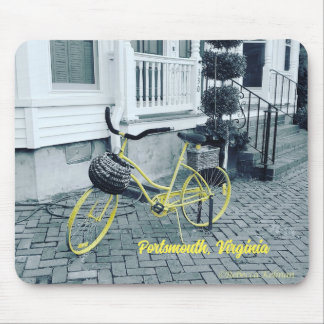 Tapis De Souris Le vélo jaune