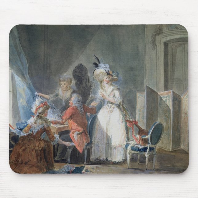 Tapis De Souris Le vendeur de mode (Devant)