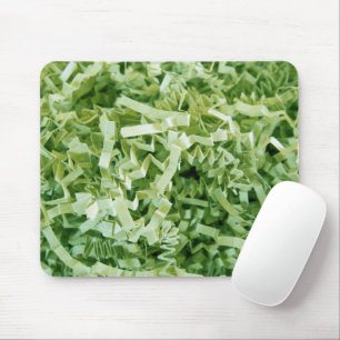 Tapis De Souris Le vert a déchiqueté le papier froissé