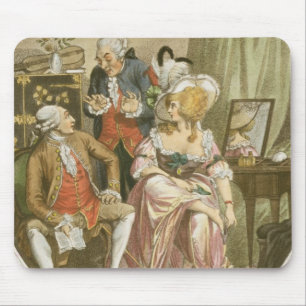 Tapis De Souris Le vestiaire français, gravé par P.W. Tomkins