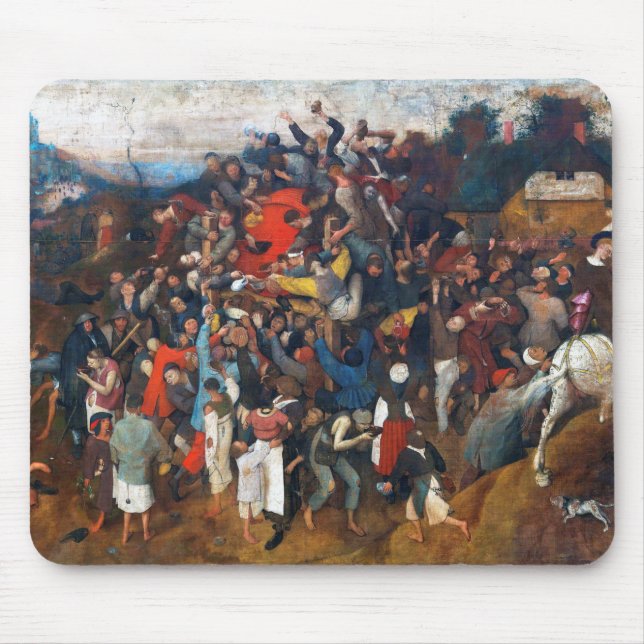 Tapis De Souris Le vin de Saint Martin, Pieter Bruegel (Devant)