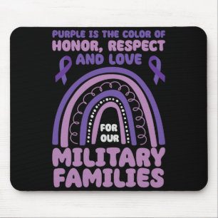 Tapis De Souris Le violet est la couleur de l'honneur du respect d