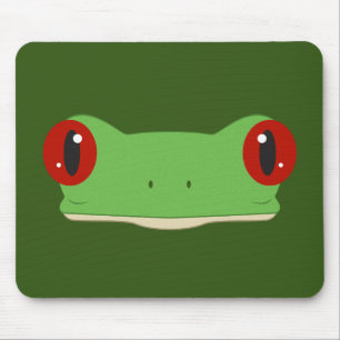 Tapis De Souris Le visage de la grenouille
