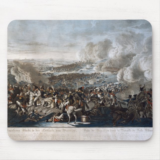 Tapis De Souris Le vol du napoléon de la bataille de waterloo (Devant)