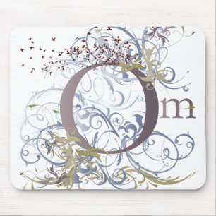 Tapis De Souris Le yoga parlent : L'OM de tourbillonnement