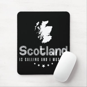 Tapis De Souris L'Ecosse Appelle Et Je Dois Aller À Mousepad